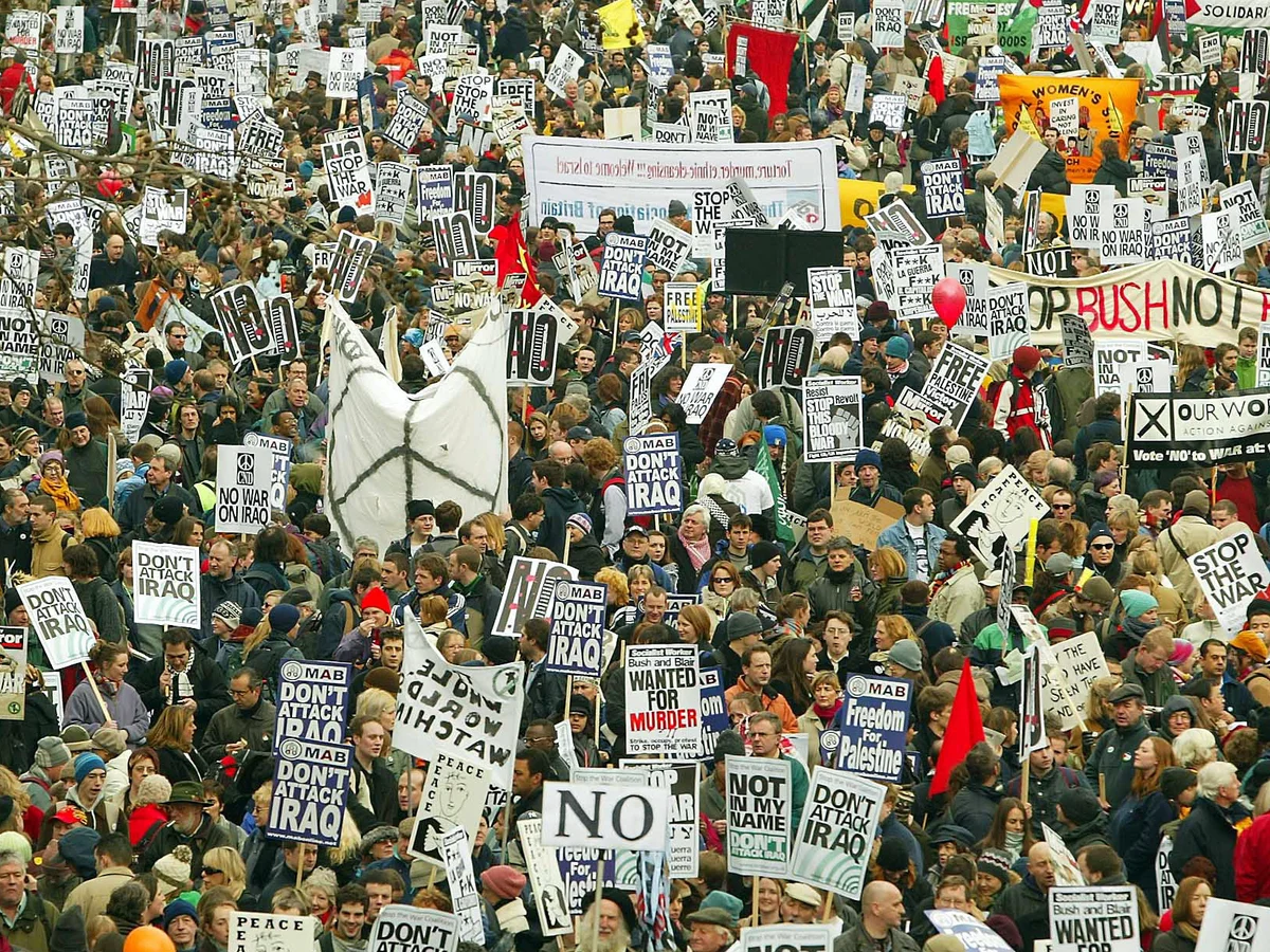 Iraq War protests 2003